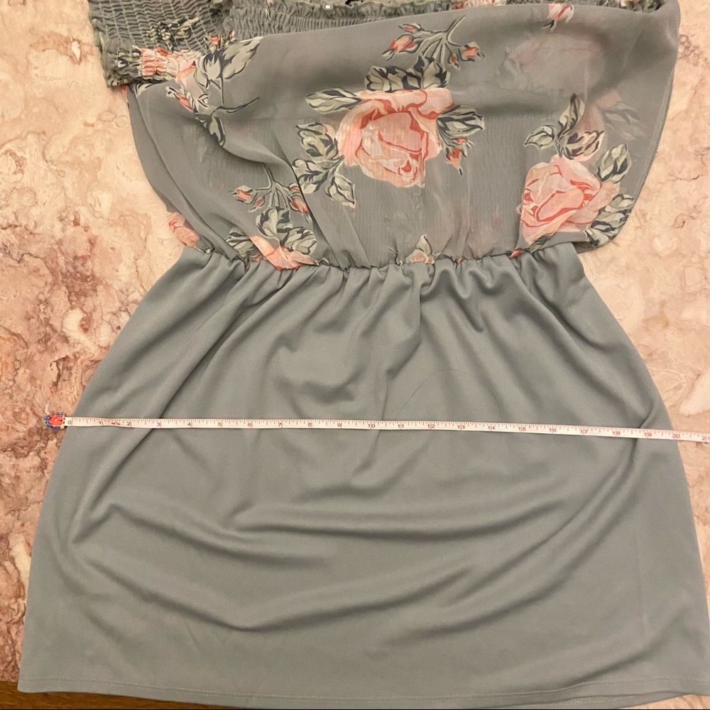 Show Me Your Mumu Women’s Medium Dolly Smocked Floral Dress in Sweetheart Sage - Picture 10 of 12